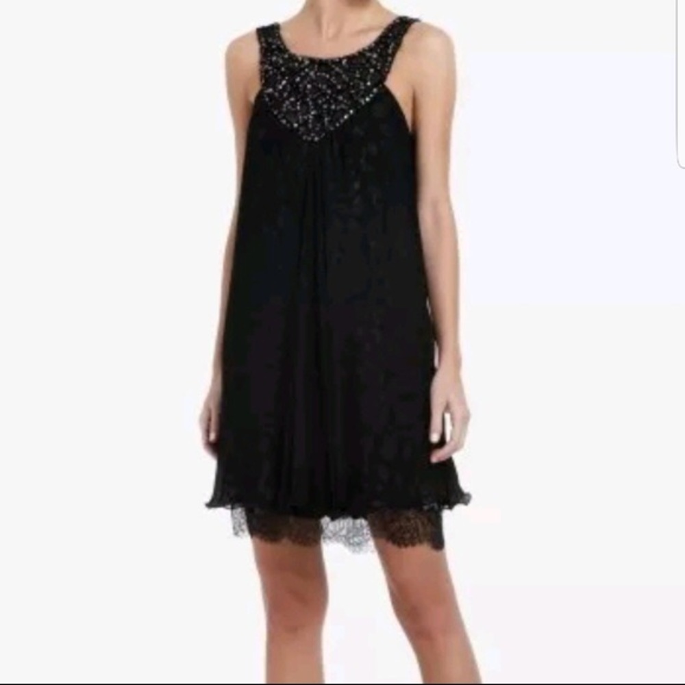 Embellished multilayer BCBG Max Azria party dress